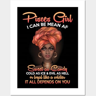 Pisces Birthday Queens Are Born in February 19- March 20 Posters and Art